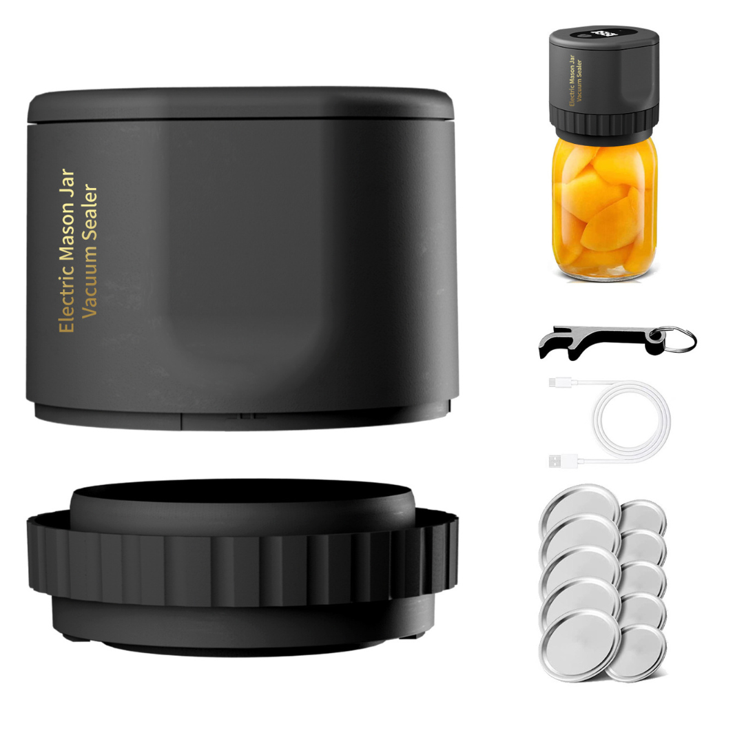 Mason Jar Vacuum Sealer - Electric Food Sealing Machine