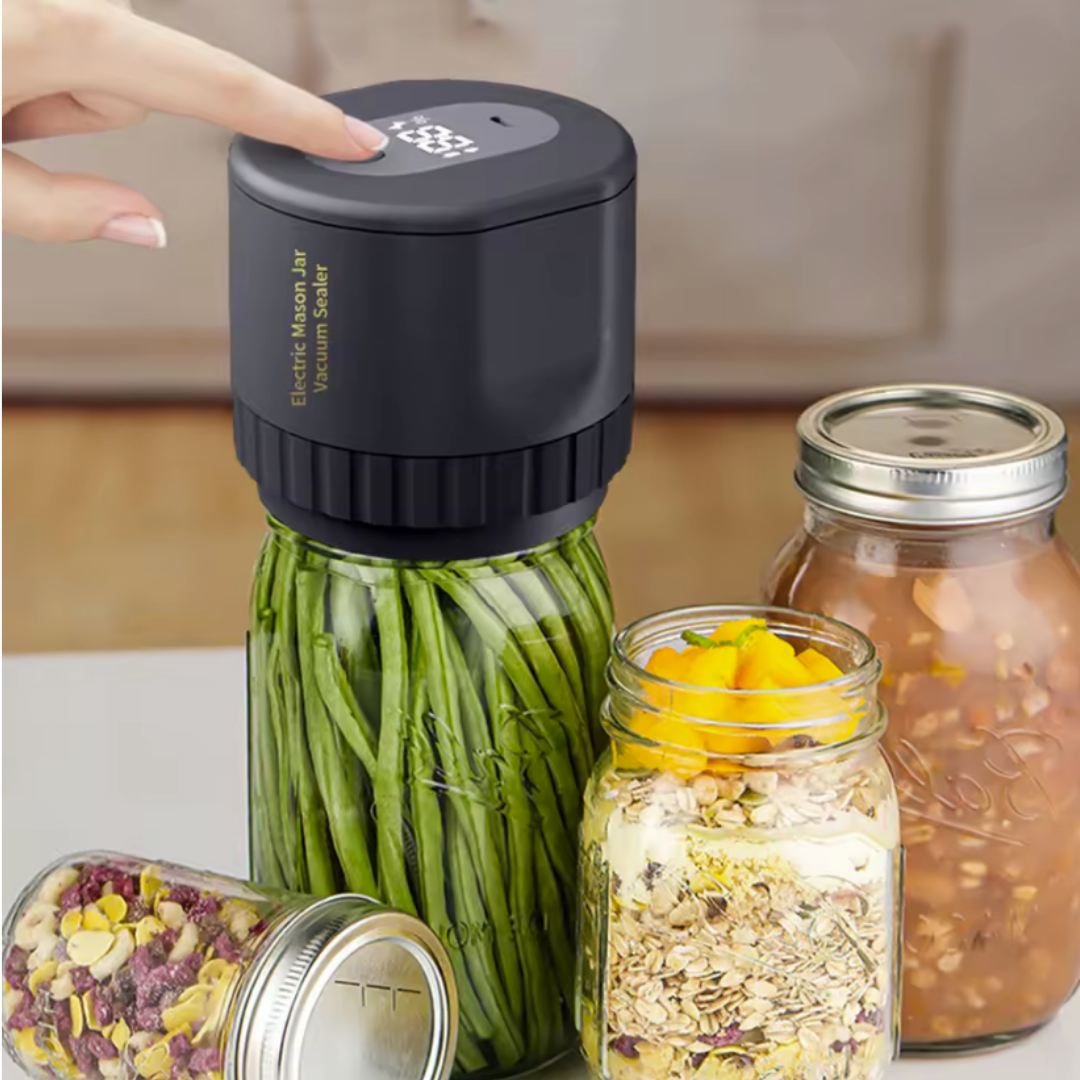 Mason Jar Vacuum Sealer - Electric Food Sealing Machine